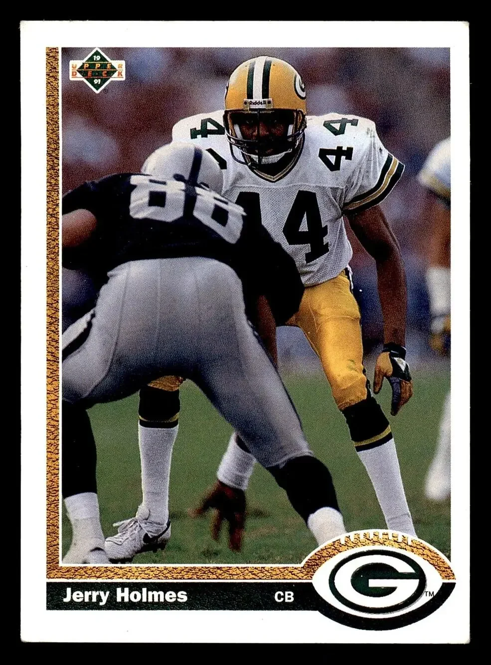 1991 Upper Deck #378 Jerry Holmes Football Card